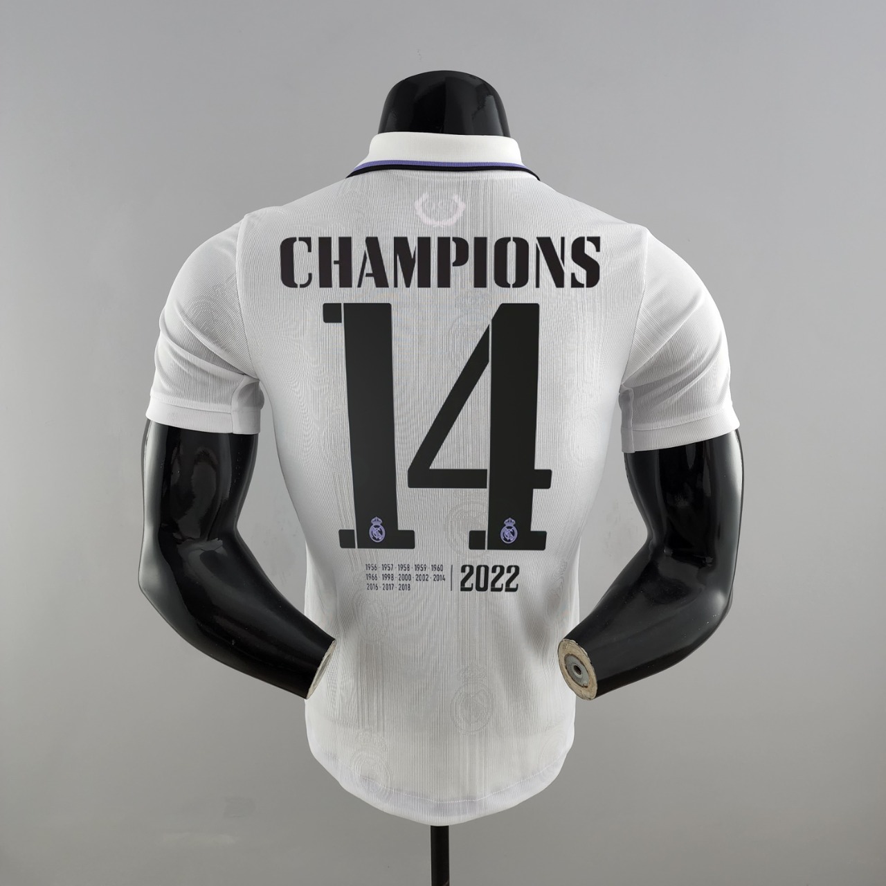 AAA Quality Real Madrid 22/23 Home 14 Champions Jersey(Player)